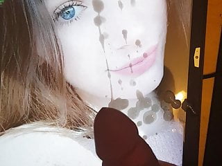 Cumtribute on my cute friend Desiree