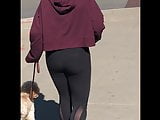 Cute Round Ass Black Leggings 