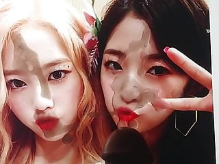 OHMYGIRL Jiho&Arin cumtribute